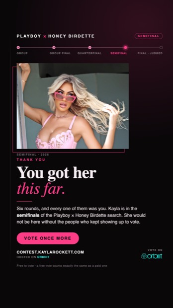 Thank you flyer