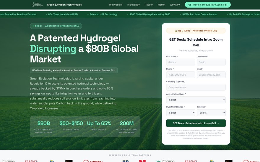 Green Evolution Technologies