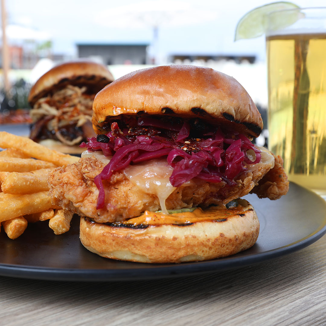 Kickin chicken sandwich